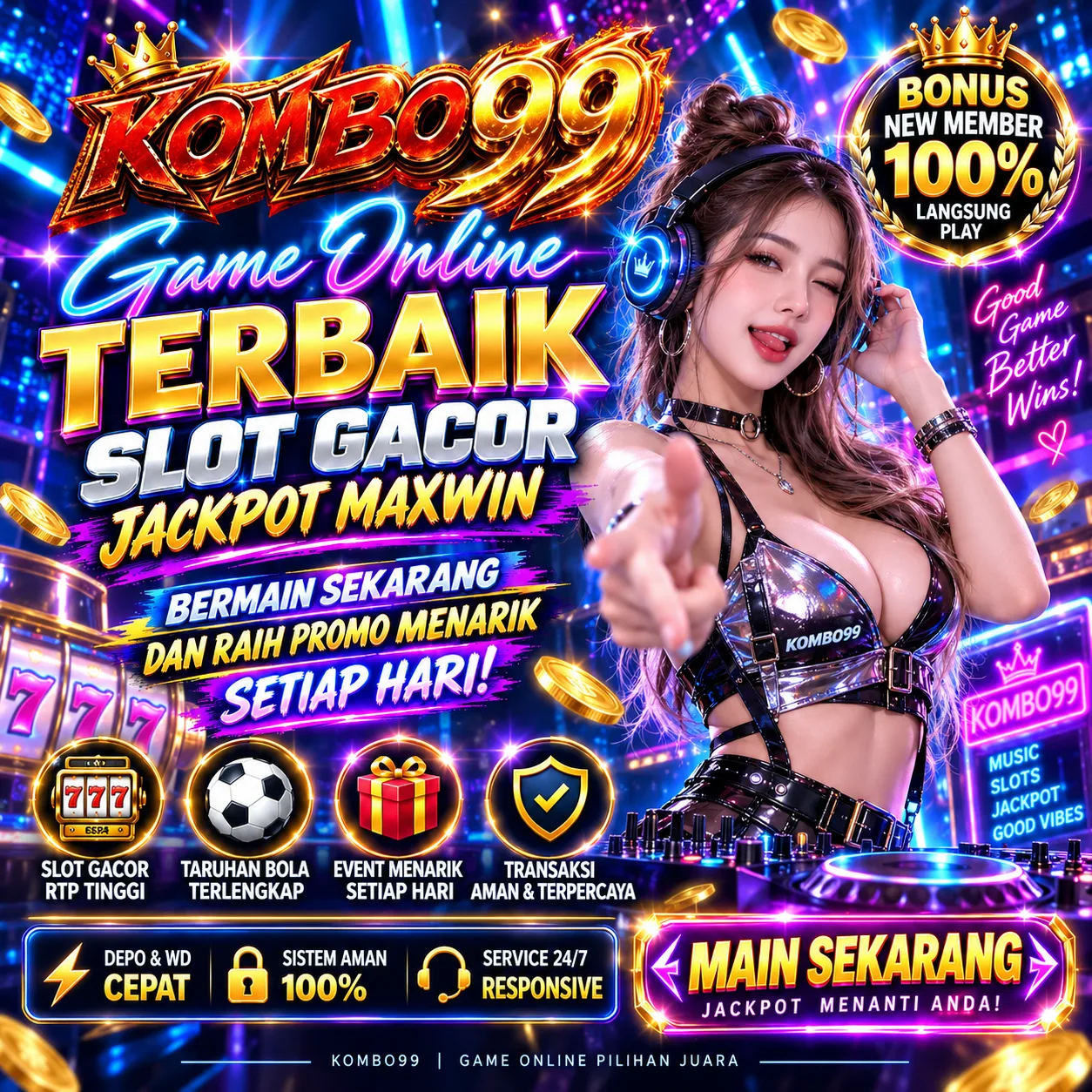 Galeri foto Ketika Game Punya Karakter, Pengalamannya Bernama KOMBO99 di Jakarta